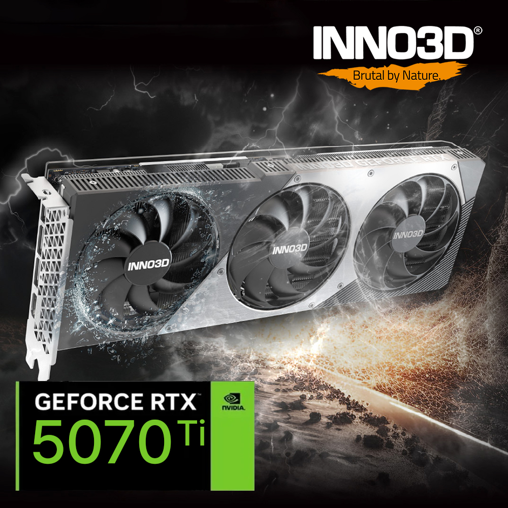 INNO3D RTX5070TI 그래픽카드 OC D7 16GB X3 +패드