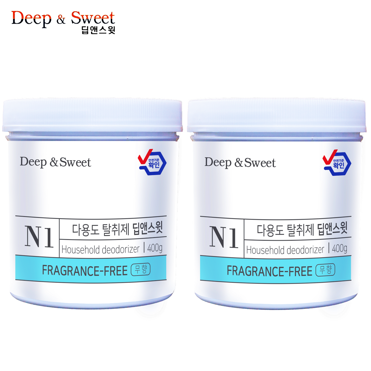 딥앤스윗 탈취제 실내 방 화장실 탈취제 담배 홀애비 냄새제거 고체 라벤더향, 1세트 - 상세 이미지 2