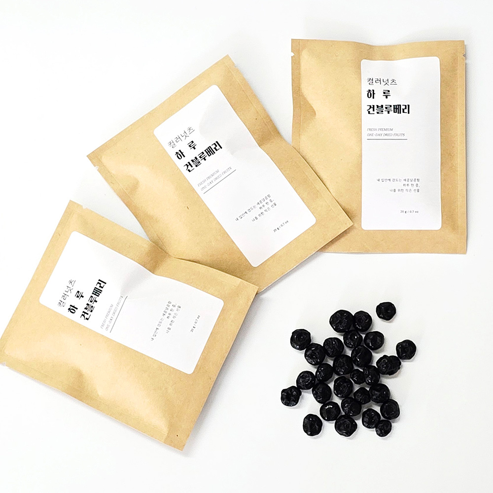 허니비 하루 건블루베리 20g 30봉 건조 말린 블루베리 - 상품 이미지