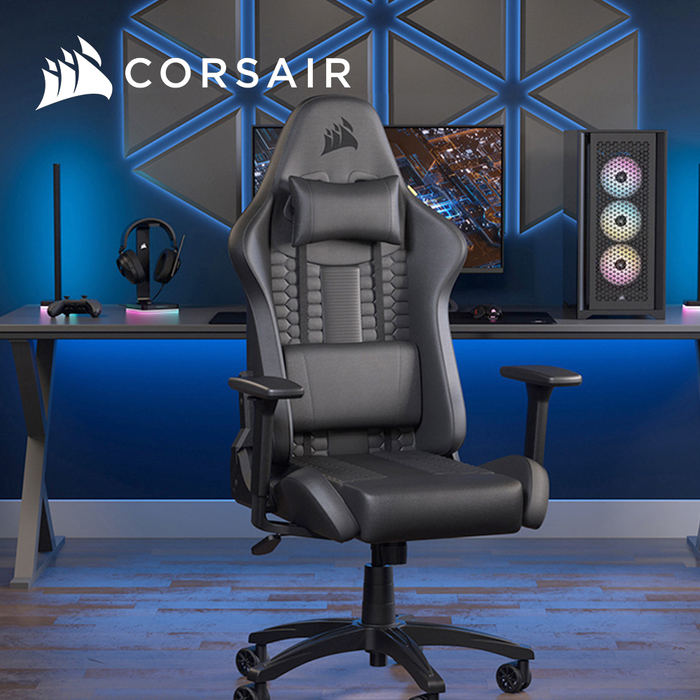 [국내정발] 커세어 TC100 게이밍 의자 레더렛