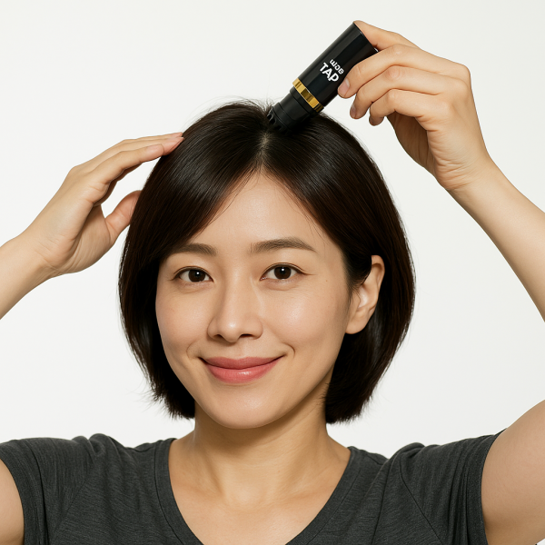 헤어탭 smp 두피 정수리 가르마 빈모 헤어라인 타투 염색 커버 스틱 흑채 - 상품 이미지