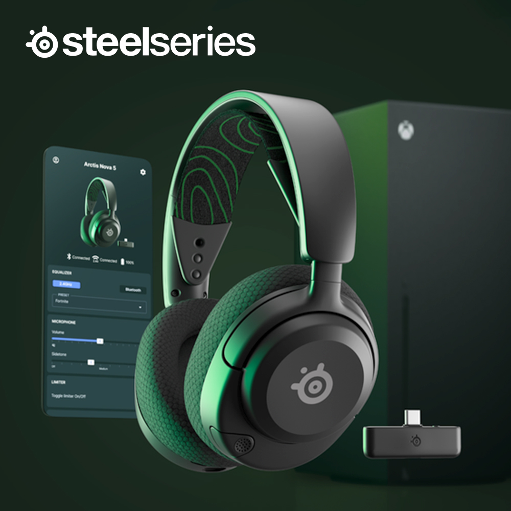 [국내정발] 스틸시리즈 아크티스 노바 5 무선헤드셋 블랙 (5X XBOX)