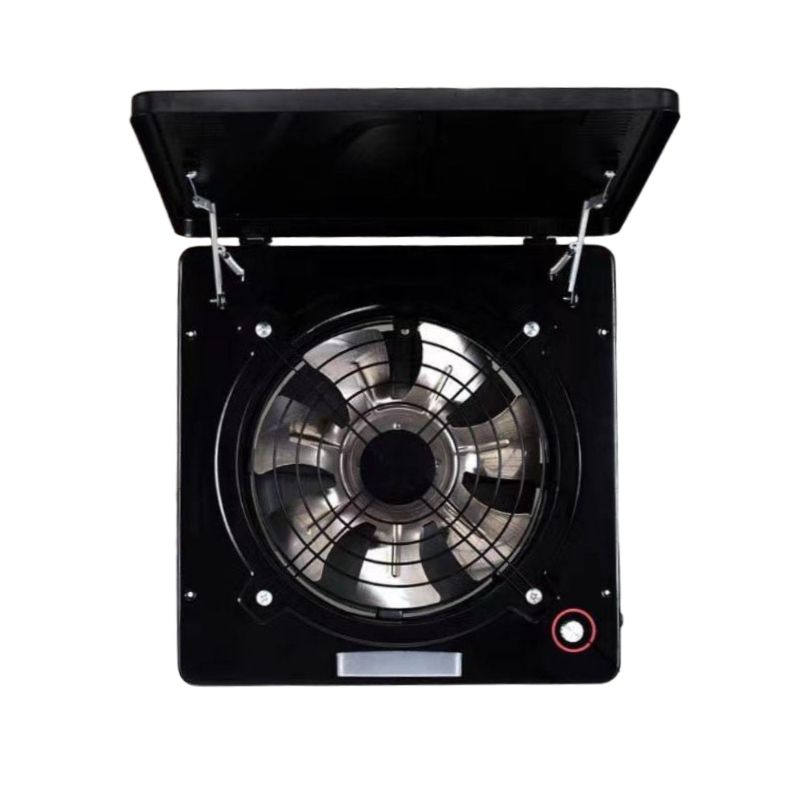 벅부형 주방 환풍기 업소용 덕트팬 블랙커버 및 오일받이 포함