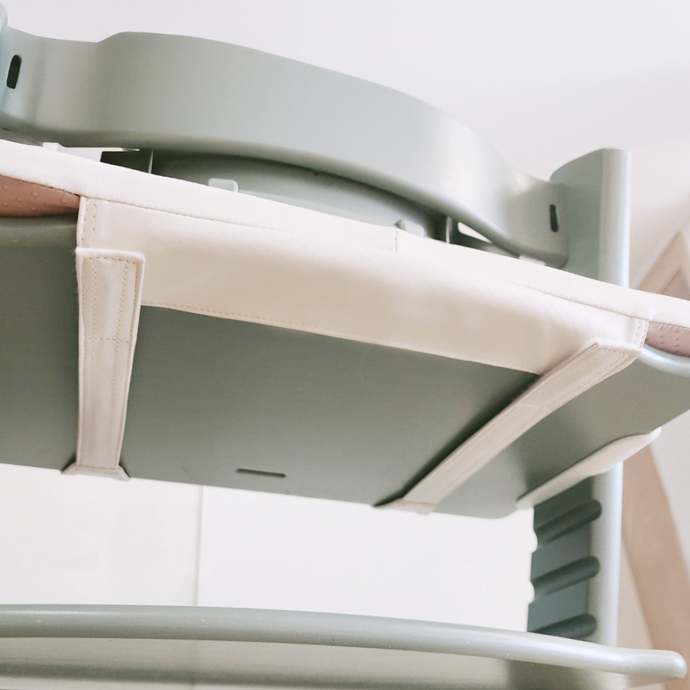 아띠래빗 트립트랩 쿠션 방수 방석 푹신한 아기 유아 식탁 의자 방석 아이보리