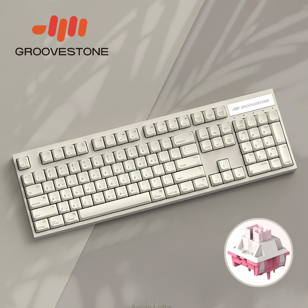 엠스톤 그루브스톤 GV10 키보드 애플라떼 GA, 저소음코랄축, 45g