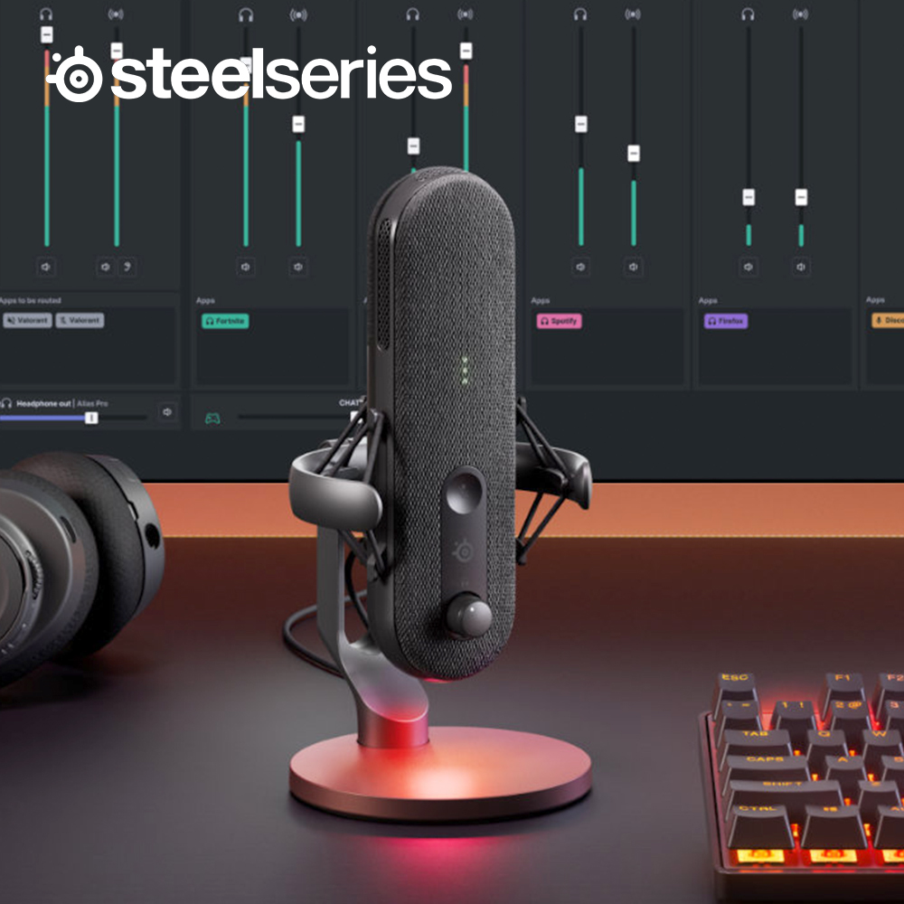 [국내정발] 스틸시리즈 엘리어스 스탠드 콘덴서 마이크