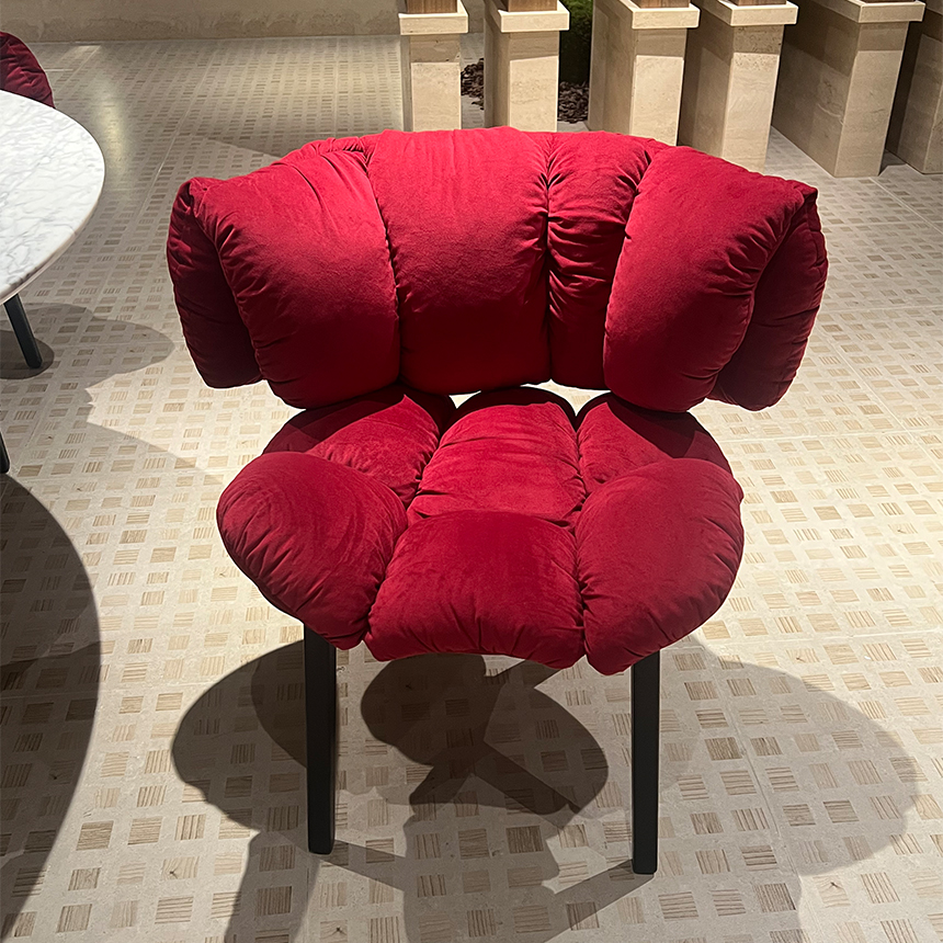에드라 벨벳 인테리어 편한 식탁 카페 체어 Edra Velvet Chair - 상세 이미지 2
