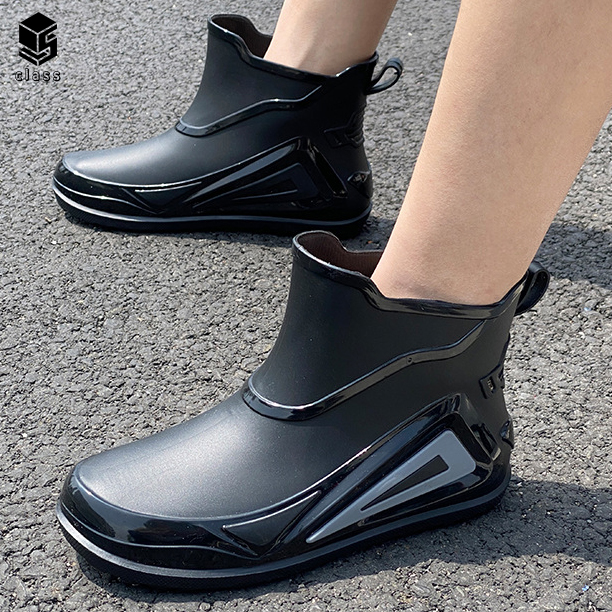 남자 장화 바이크 레인부츠 (성인 여름 방수 미끄럼방지 배달)