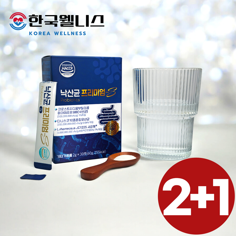 낙산균 프리미엄S 람노스 유산균 사균체 30포, 3개
