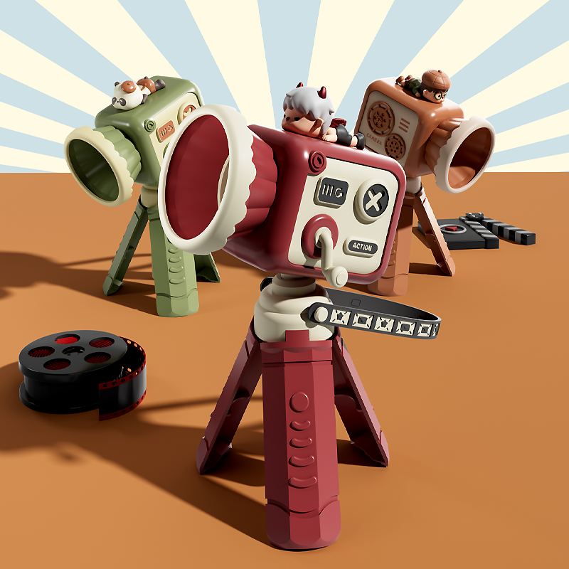 애니버디즈 휴대용 탁상용 선풍기 레트로 손선풍기