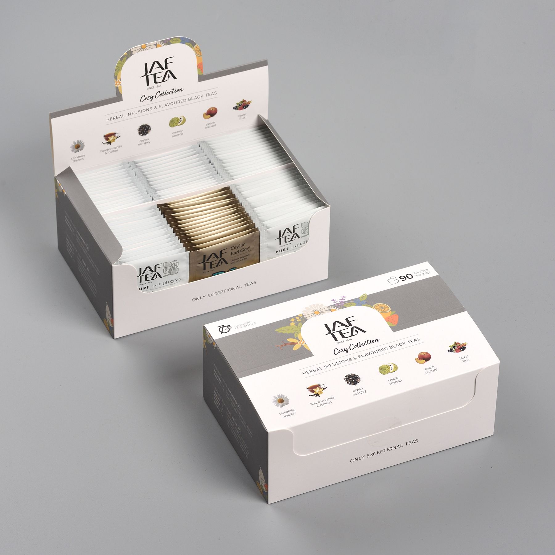 재프티(JAFTEA) 코지 컬렉션 홍차 허브차 6종 90티백 세트 - 상세 이미지 4