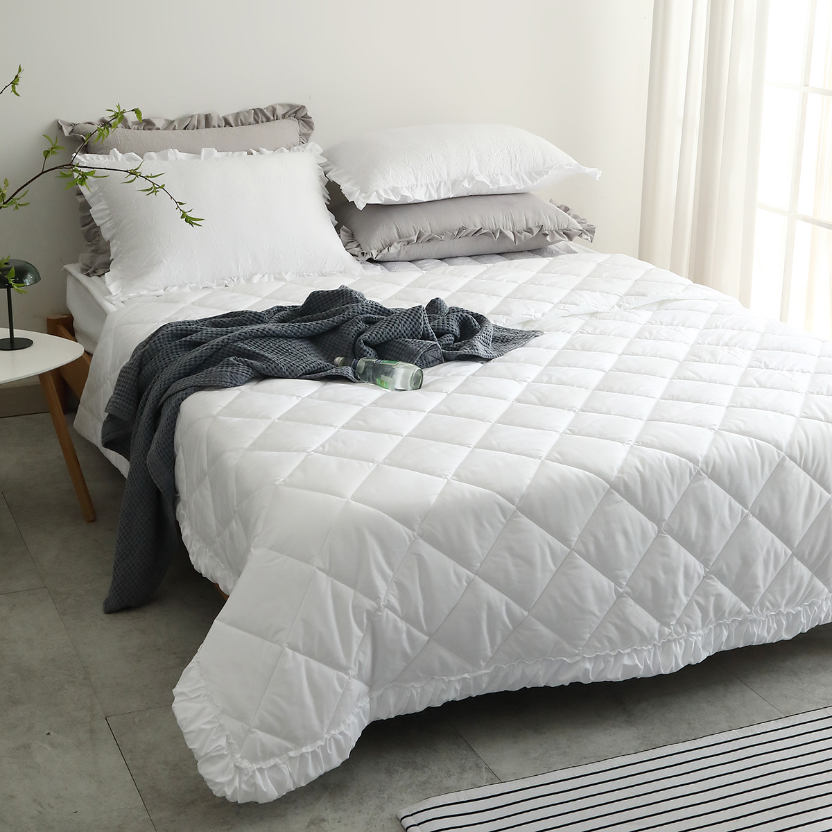 간절기이불 알러지케어 헬레나 프릴 먼지없는 이불 SS