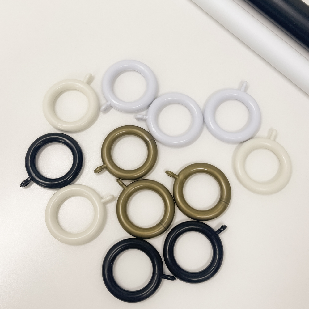 사라하우스 저소음 고급형 전착 커튼레일 화이트 4자(66~120cm)