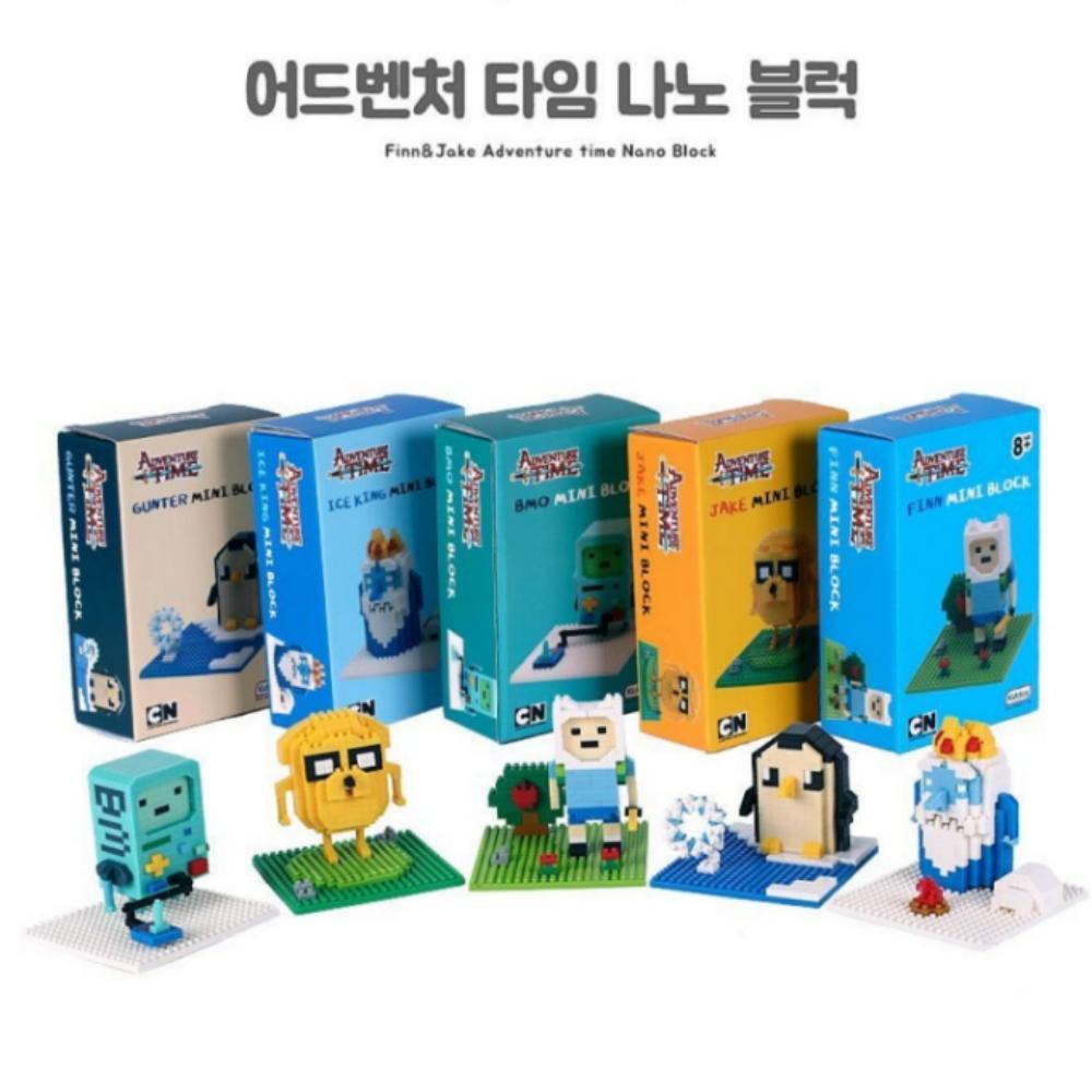 어드벤처타임 미니 블록 아이스킹 나노블럭 1박스 10개입 : 제이와이토탈샵