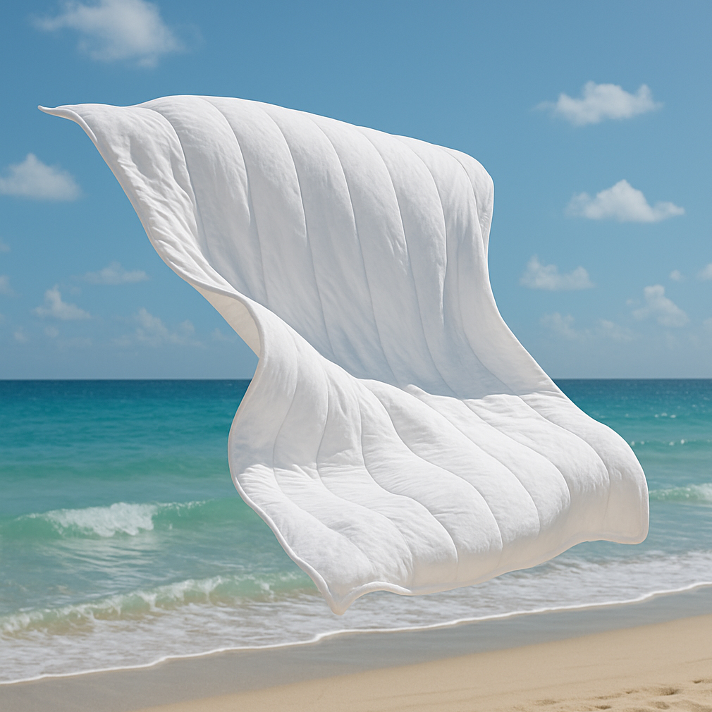 에어푸딩 시원한 모달 인견 냉감이불 여름 간절기 화이트, SS(슈퍼싱글)