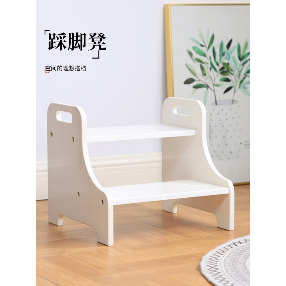 원목 발받침대 디딤대 주방 벤치 2단 실내 욕실 사다리 발판의 진정한 본질 - 상세 이미지 4
