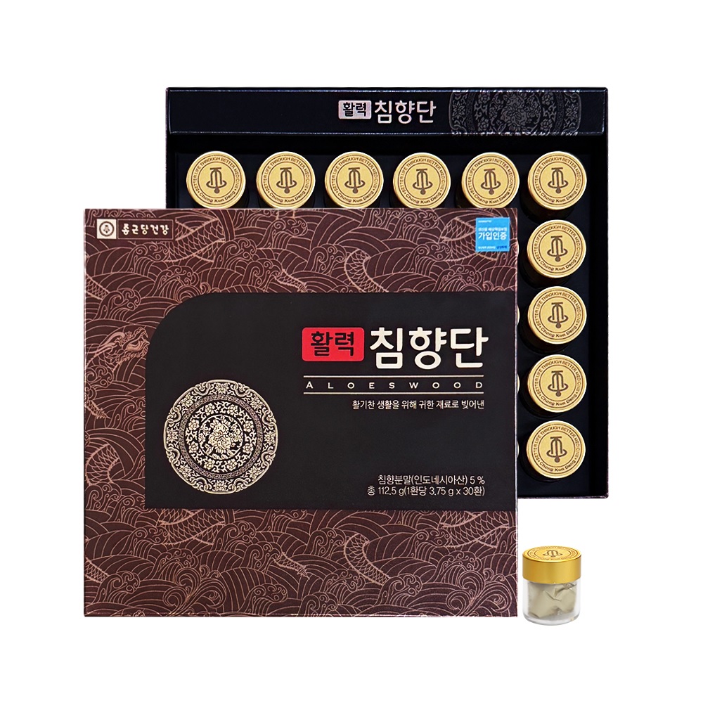 종근당건강 활력 침향단 30환  선물세트 부모님 선물 - 상품 이미지