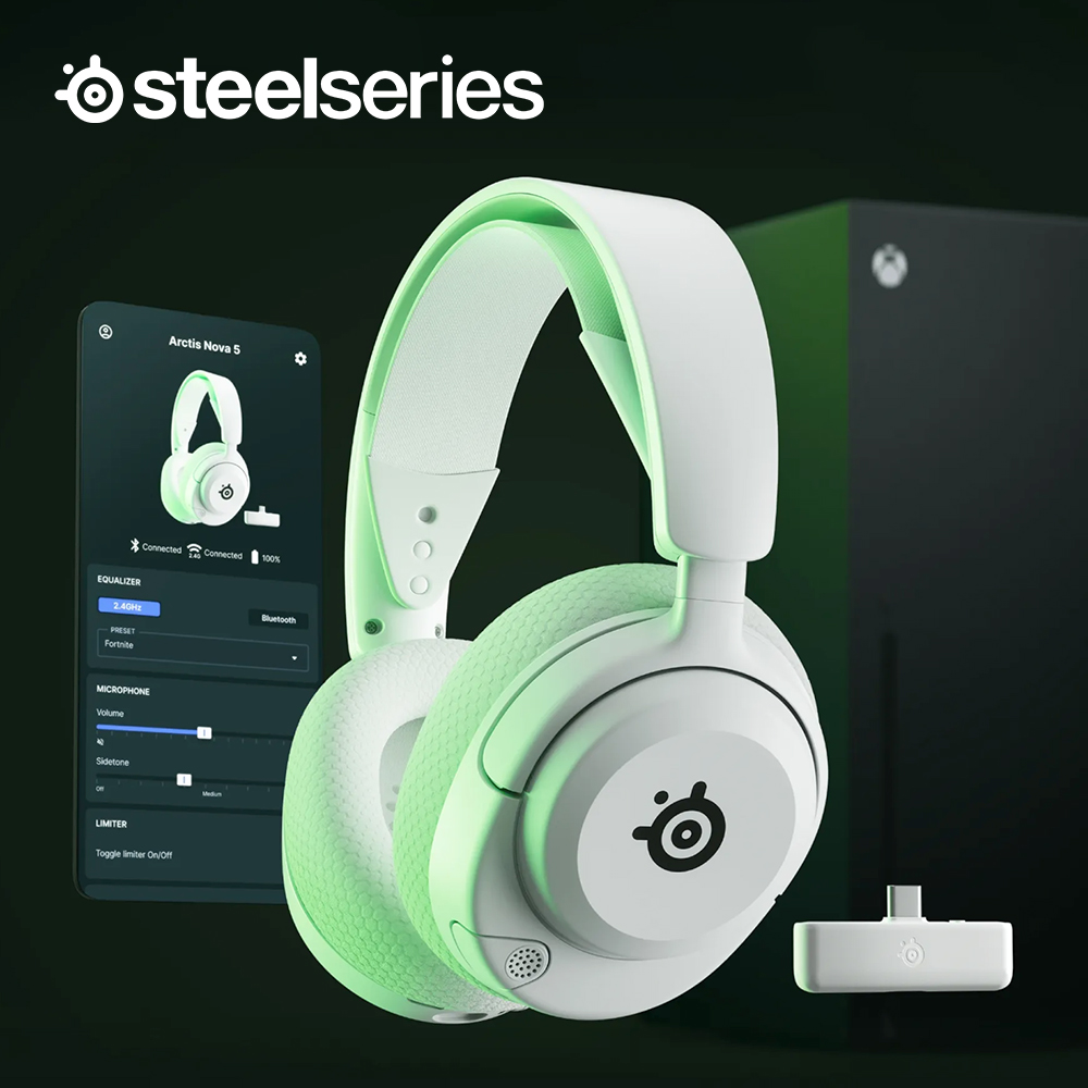 [국내정발] 스틸시리즈 아크티스 노바 5 무선헤드셋 화이트 (5X XBOX)