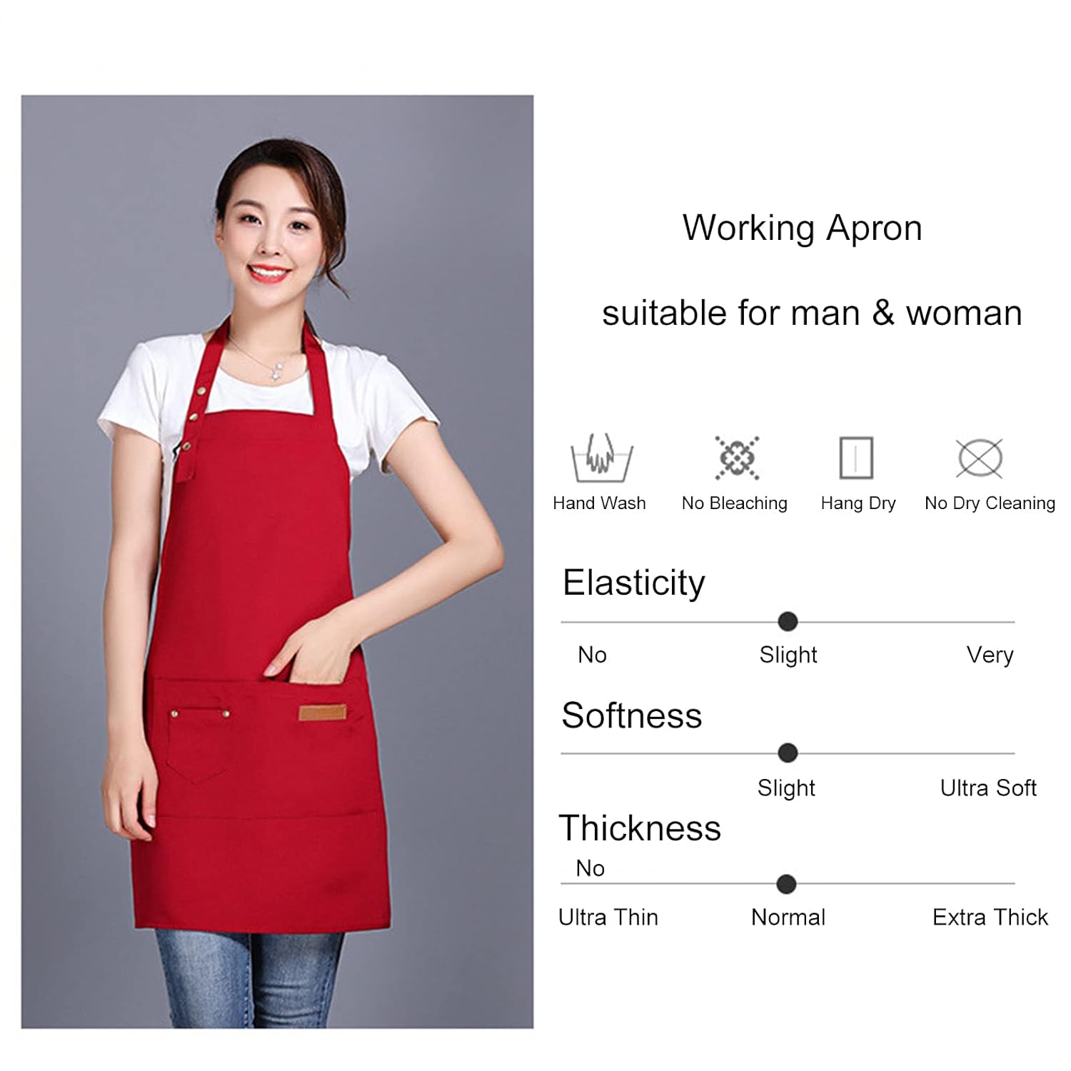 Anself 앤셀프 미용사 앞치마 헤어 스타일리스트 앞치마, 이발사 살롱 커팅 스타일링 케이프, 조절 가능 KY : 민일일트린카
