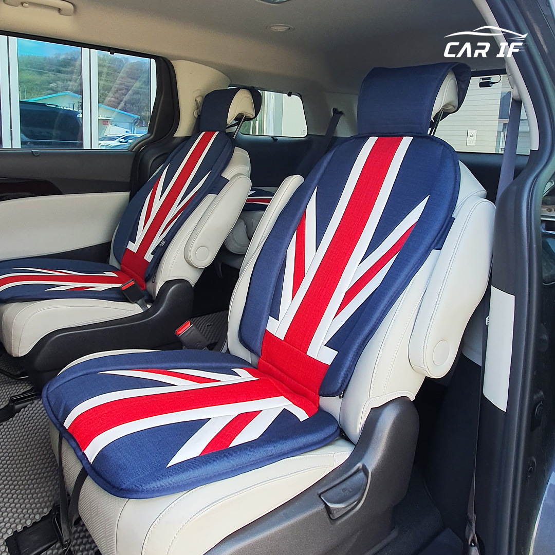 NEW 유니언잭 자동차시트커버 카시트보호매트