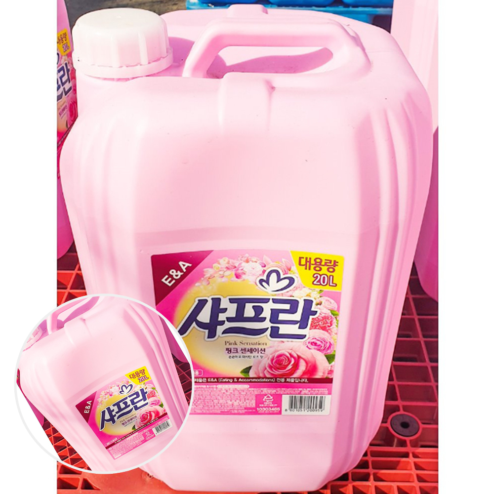 장미향 섬유유연제 20L 샤프란 세탁소 대용량 섬유유연제 : 와우초이스 스토어