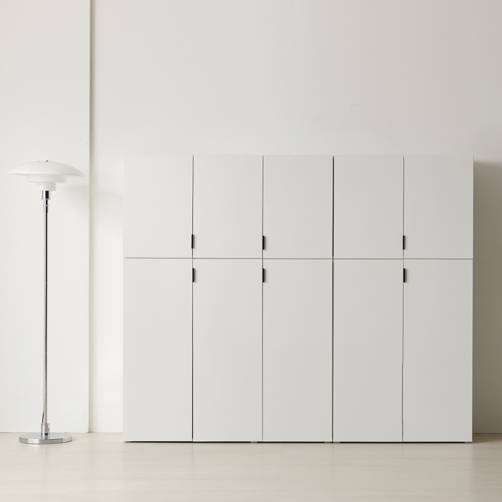 베란다수납장 높은 다용도수납장 틈새 거실 옷 키큰 3단 800 1200세트