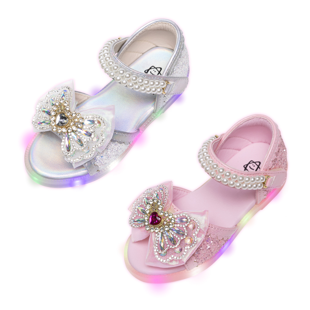 라스텔라 퓨어하트 LED 공주 여름 샌들 여아 키즈