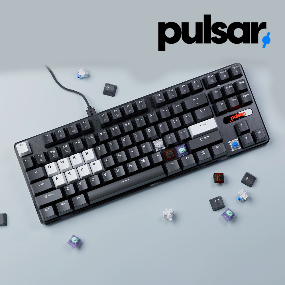 [국내정발] 펄사 PCMK2 HE TKL 마그네틱 자석축 래피드트리거 8K 키보드 영문 블랙 - 상품 이미지