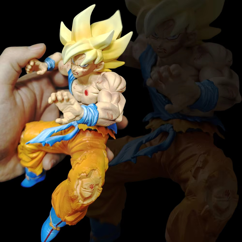 청사년 푸른 뱀 띠 산호뱀 보아뱀 동물 장식 피규어 굿즈 22cm 드래곤 볼 Z Ginyu Goku 그림 슈퍼 사이어인 손오공 액션 Pvc 동상 컬렉션 모델... 