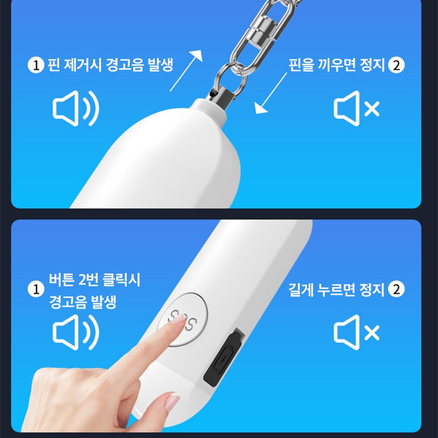 호신용스프레이 호신용품 경보기 후추 여성 휴대용 미니 세트 이미지 7