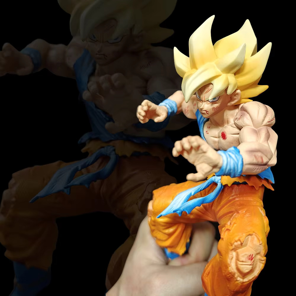 청사년 푸른 뱀 띠 산호뱀 보아뱀 동물 장식 피규어 굿즈 22cm 드래곤 볼 Z Ginyu Goku 그림 슈퍼 사이어인 손오공 액션 Pvc 동상 컬렉션 모델... 