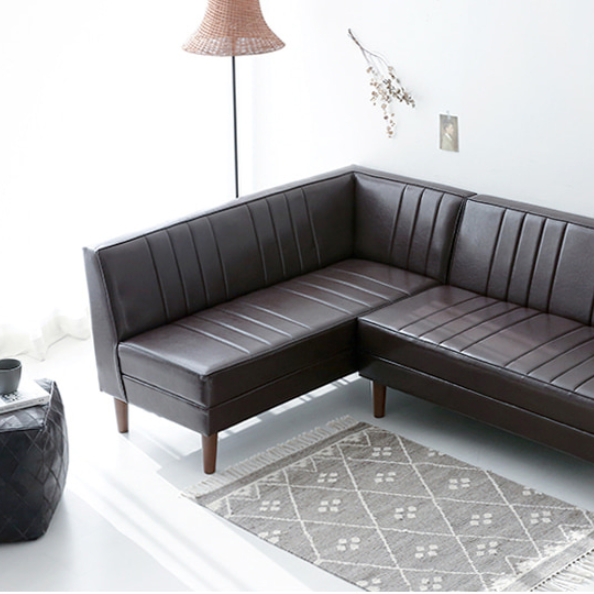 코너 쇼파 폭좁은 쇼파 라운지소파 2인용 미니 쇼파