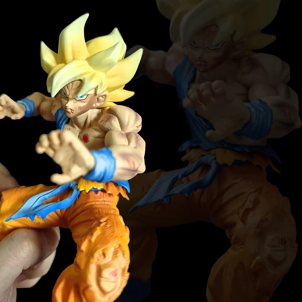 청사년 푸른 뱀 띠 산호뱀 보아뱀 동물 장식 피규어 굿즈 22cm 드래곤 볼 Z Ginyu Goku 그림 슈퍼 사이어인 손오공 액션 Pvc 동상 컬렉션 모델... 