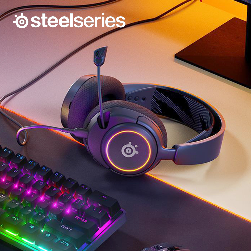 [국내정발] 스틸시리즈 ARCTIS NOVA 3 유선 블랙 게이밍 헤드셋