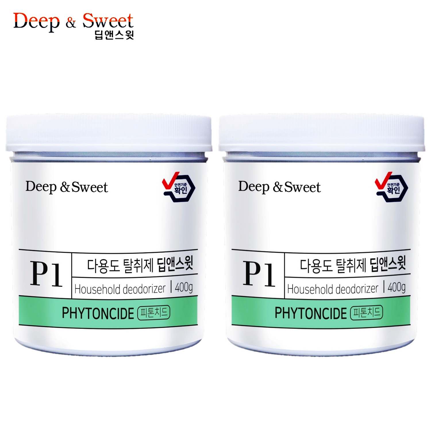 딥앤스윗 탈취제 실내 방 화장실 탈취제 담배 홀애비 냄새제거 고체 라벤더향, 1세트 - 상세 이미지 4