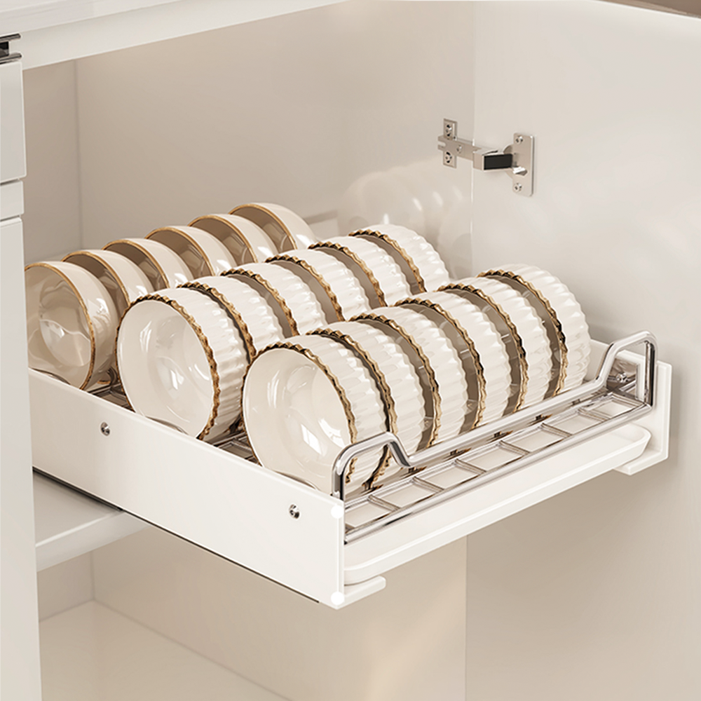 슬라이딩 그릇정리대 접시정리대 거치대 접시꽂이 주방수납함 - 상세 이미지 4