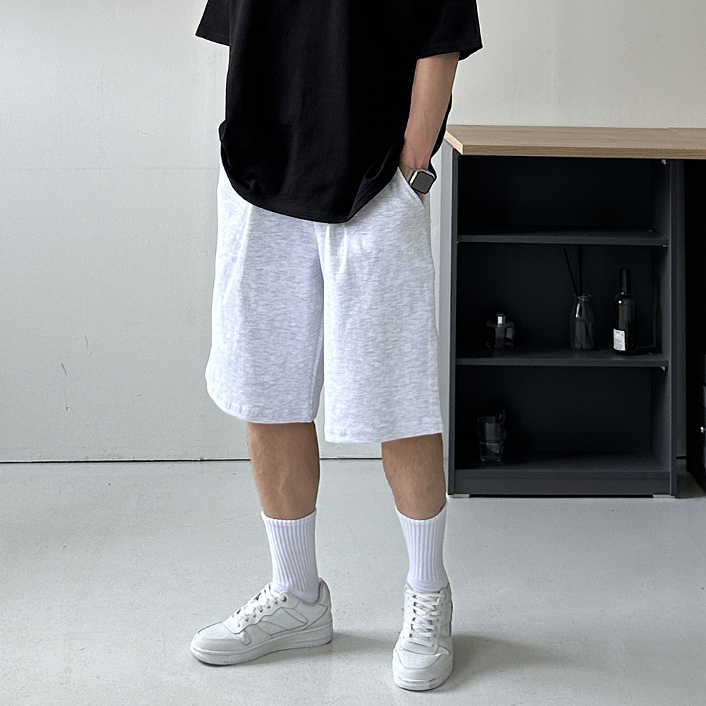 남자 버뮤다 반바지 밴딩 트레이닝 남자 반바지 남성 여름바지 - 상세 이미지 5