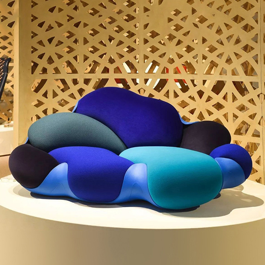 클라우데트 조약돌 구름 라운지 패브릭 소파 S Cloudette Sofa - 상세 이미지 5