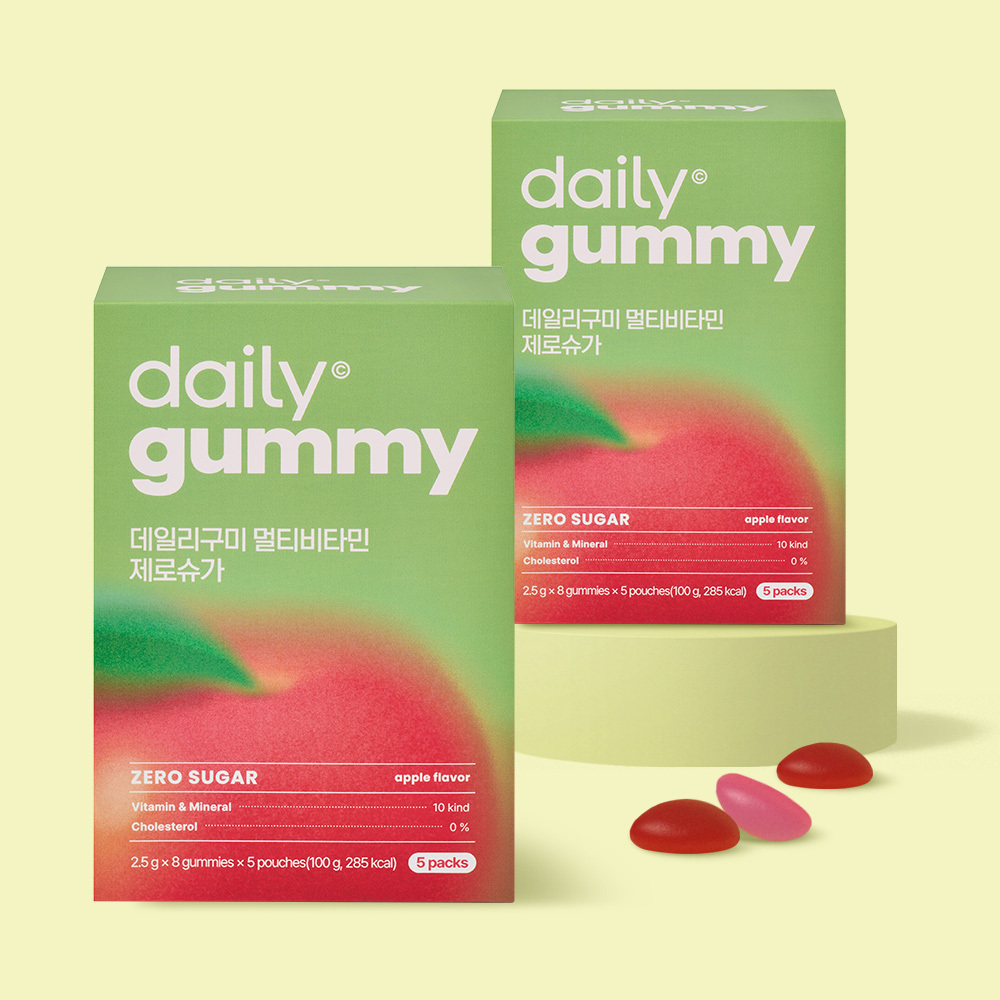 데일리 구미 멀티비타민 제로슈가 파우치 8개입, 10개 제품 이미지