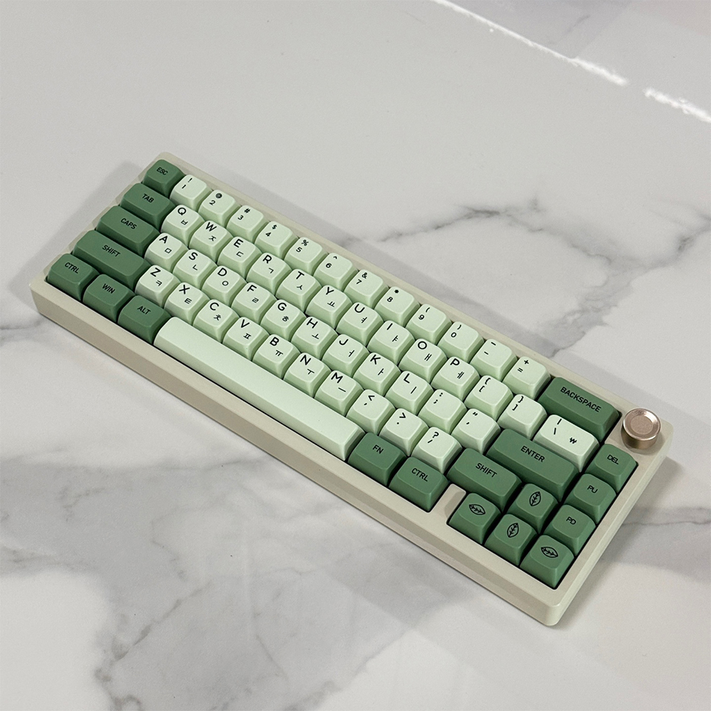 녹차키캡 말차키캡 한글 키보드 키캡 XDA PBT 염료승화 기계식 한무무 - 상세 이미지 5
