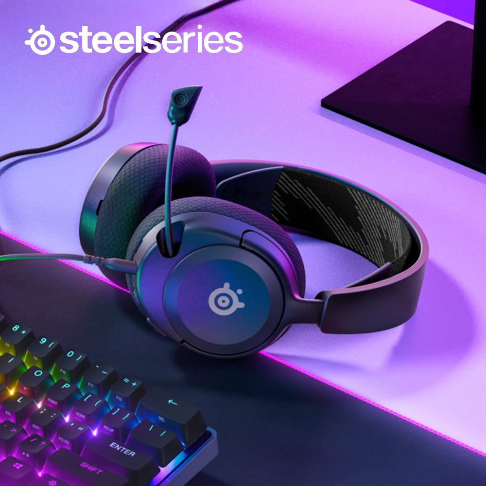 [국내정발] 스틸시리즈 ARCTIS NOVA 1 유선 블랙 게이밍 헤드셋