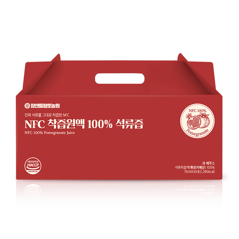 참앤들황토농원 착즙 석류즙 70ml 30포, 1개