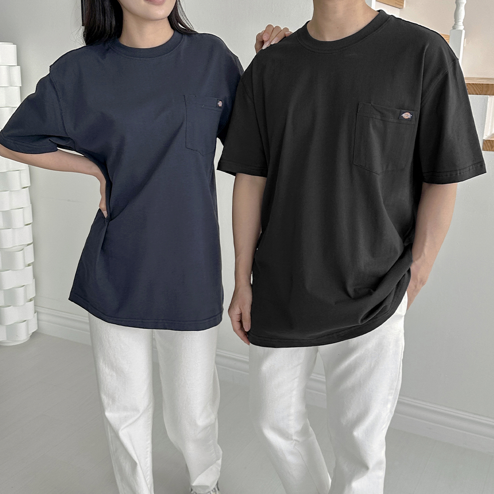 디키즈 무지 반팔티 포켓 반팔 티셔츠 - 상품 이미지