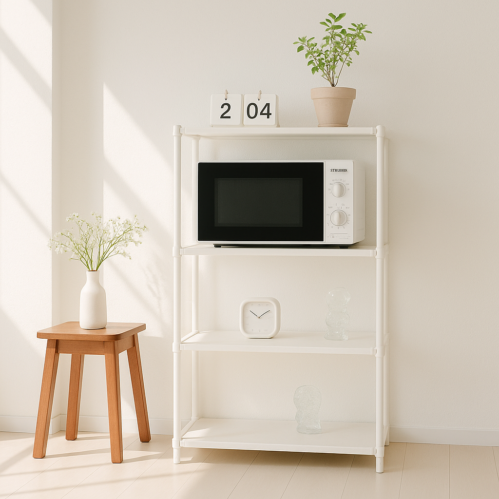 선반 수납선반 다용도 팬트리 시스템 다용도실 모듈 랙 조립 4단