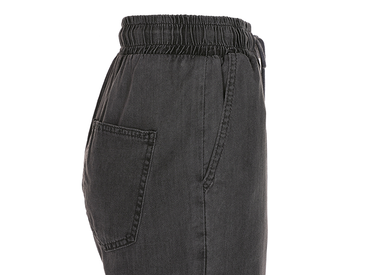 [S-XL] 예시카 쿨 텐셀 스판 밴딩 와이드 핏 데님 팬츠 YJ4DP320 - 상세 이미지 5
