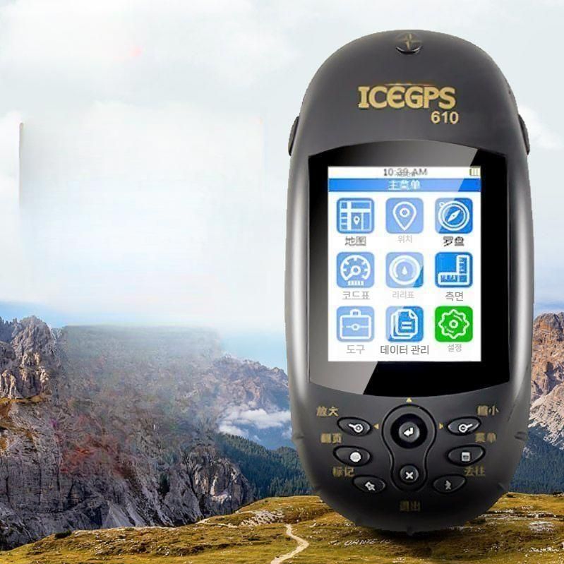 고감도 GPS 등산 트래킹 네비게이션 아웃도어형 충전 세트 16G - 상품 이미지