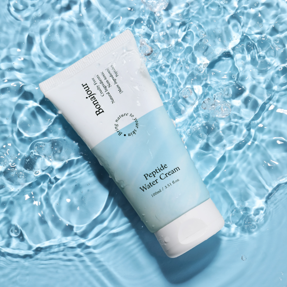 보나쥬르 비건 펩타이드 워터크림 100ml, 1개 - 상품 이미지