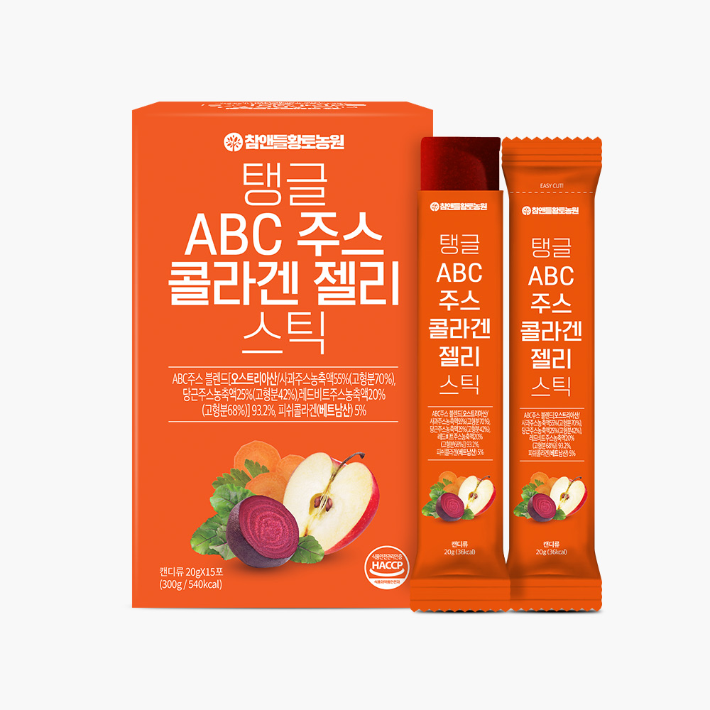 참앤들황토농원 저분자 ABC주스 콜라겐젤리 15포, 1개