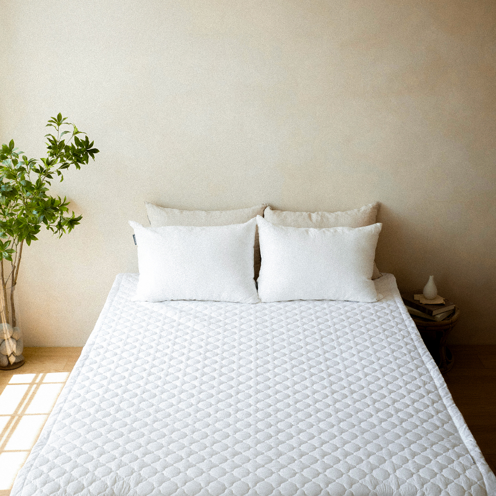 [겨울침구 BEST] ON이브자리 베이직 양모 침대 단잠패드