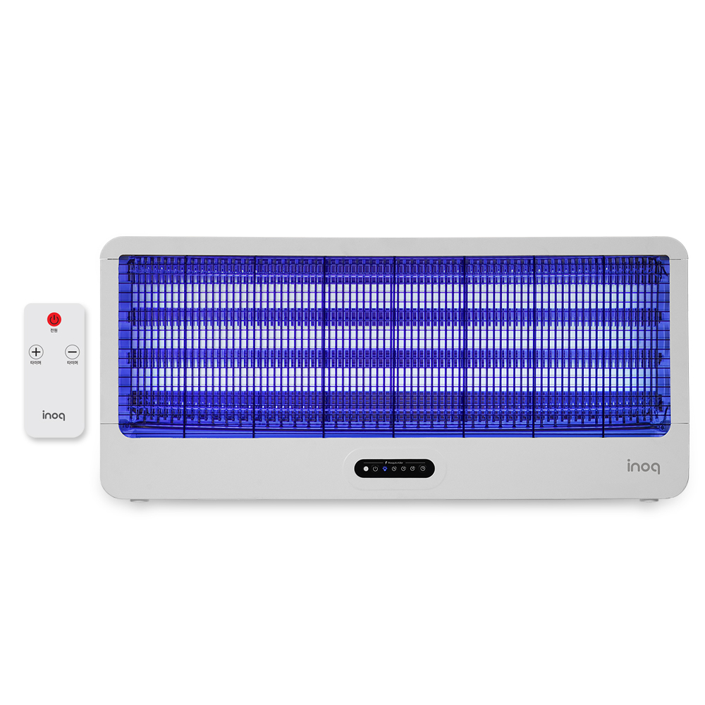 이노크 가정용 모기퇴치기 해충 LED 캠핑 포충기 야외 벽걸이 업소용 리모컨 iB160